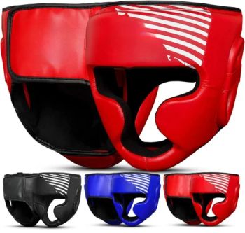 Wholesale Training Equipment Youth Synthetic Leather Kickboxing Protector Boxing Head Guard Headgear - GOOD SELLER CO., LTD - China