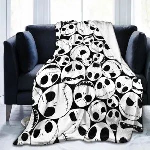 Horror Halloween Christmas Blanket Couch Bed Chair Bedroom Home Decor Throws Blankets - Putian Chengqiu Hui Trading Co., Ltd. - China