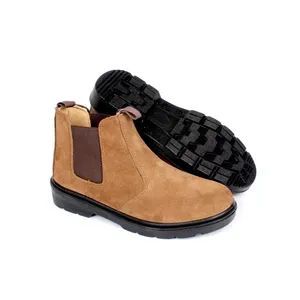 Men's Construction High Quality Black Chelsea Style Safety Boots Shoes - Tera Security Technology(Wenzhou)Co., Ltd - China