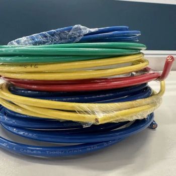 12AWG Blue PVC Jacketed Stranded Copper Building Wire 10ga Thhn Black Thwn-2 High Quality Communication Cables - Dongchao Cable Co., Ltd. - China
