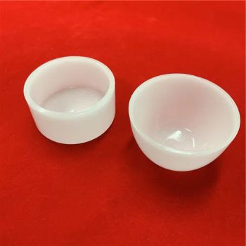 Opaque Flat Bottom Customized Quartz Glass Melting Crucible MOQ 1PC Use Labware Color Opaque Density 2.21 Purity 99.99% Model NO. - Lianyungang Highborn Technology Co., Ltd. - China