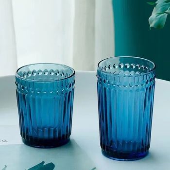 Drinking Glasses Colored Whisky Glass Wine Glass Vintage Glass Cup 10 Oz/13.5oz - Ningbo General Union Co., Ltd. - China