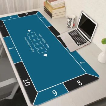 Exas Poker Mat XXL Rubber Tablecloth Nonslip Game Layout Mat Tabletop Holdem Mats for Home Entertainment Board Game Rooms - Ningbo Quanwei Rubber Products Co., Ltd. - China