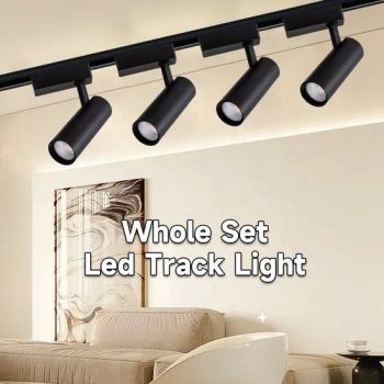 Modern Commercial Track Lighting Ceiling Adjustable Spotlights COB LED Track Lights - Guangzhou Lanyou Lighting Sign Co., Ltd. - China