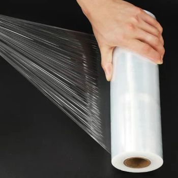 Food Grade LDPE Food Cling Film High Stretch Transparent Clear Waterproof Plastic Wrap Packing Film Stretch Film Roll - QINGDAO WANDA FORTIS CO., LTD. - China