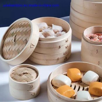 Food Grade Eco-Friendly Natural Hygienic High Quality Bamboo Steamers for Food - Anhui Julie Import and Export Co., Ltd. - China