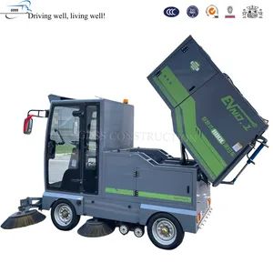 Industrial Electric All Closed Cab Floor Sweeper Driving Type Road Sweeper Street Cleaning Machine ra3Zkg - GDSS CONSTRUCTION LIMITED - China