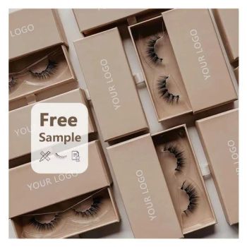 Fashion Private Label False Lashes Wholesale Silk Faux Mink Full Strip Eyelashes with Lash Box Custom Logo - Shenzhen Moonbio Co., Ltd. - China