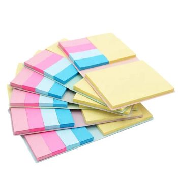 Custom Sticky Note 3X3 Inch 100 Sheets Per Pad 5 Colours Self-Stick Notes Easy Post Memo Pads - Newstar Industrial Limited - China