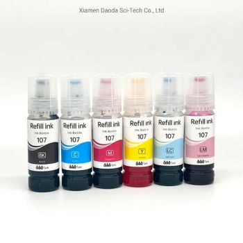 Refill Ink Bottle 107, 108, 057, 056, Special Inkjet Refill Dye Ink for Epson L18050/L8050/L18058/L8058/Et18100 Inkjet Printers - Xiamen Daoda Sci-Tech Co., Ltd - China
