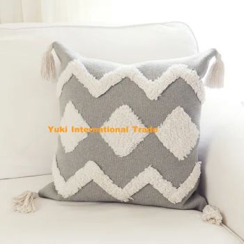 Yuki Macrame Handmade Cotton Thread Pillow Covers Decorative Pillowcases - Shaoxing Yuki International Trade Co., Ltd - China
