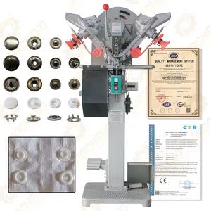 Women's Apparel Automatic Eyelet Making Rivet Attach Press Machine - Qingdao QC Machinery Co.,LTD - China