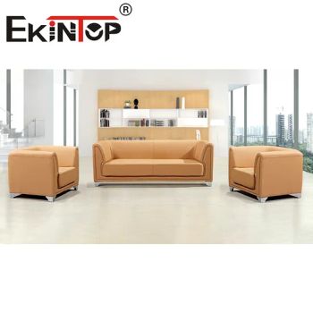 Ekintop Leather Furniture Office PU Material Leather Furniture Modern Sofa - Guangdong Esun Furniture Technology Company Limited - China