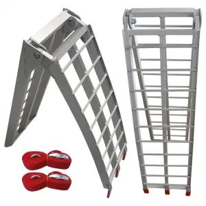 Aluminum Ramp Rodlike Foldable Loading Motorbike ATV Pickup Truck - Ningbo Rongtu Machinery Co., Ltd. - China