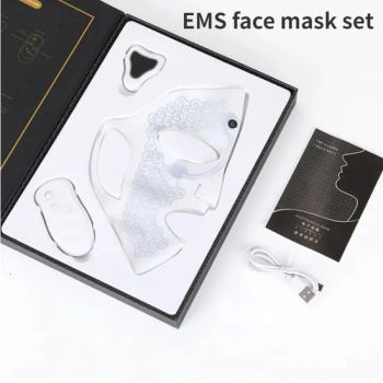 Electric Facial Mask EMS Microcurrent Face Massage Devices Wrinkle Removal Vibration Beauty Skin Tighten Lifting SPA Face Mask - Shenzhen Wellcreat Technology Co., Ltd - China