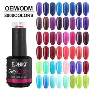 Roniki Nail Supplies UV Nail Very Good Gel Polish Weight 15ml MOQ 300 PCS Origin Guangzhou Trademark RONIKI Certification - Guangzhou Startalk Nail Technology Co., Ltd. - China