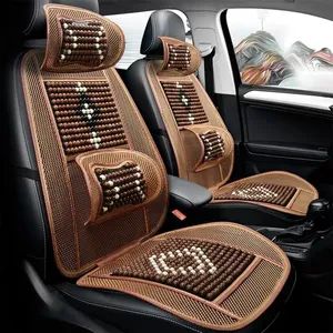 Car Seat Protection Cushion Customized Original Summer Cooling Wooden Car Seat Covers - Ningbo Pengzhan AUTO Accessories Co., Ltd. - China