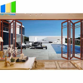 Sliding Room Dividers Accordion Folding Doors Patio Retractable Flyscreen - Guangdong Bunge Building Material Industrial Co., Ltd. - China