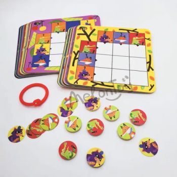Wholesale Logic Board Game Strategy Board Games Animal Pattern Game Card Printing Playing Cards Table Board Game Full Color - Taizhou Melon Toys Co., Ltd - China