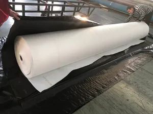 Short Fiber Nonwoven Geotextile 320g 350g 400g 700g - Hongxiang New Geo-material Co., Ltd. - China