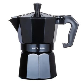 Italian Stovetop Percolator Espresso Coffee Brew Maker Mini Hand Mocha Aluminium Moka Pot Set for Home Camping - JINAN ROYALTOP IMP&EXP CO., LTD. - China