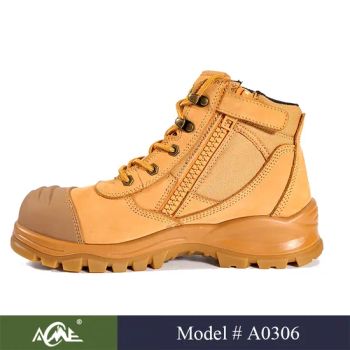 Australia High Quality Wheat Color Safety Work Shoes Origin China Gender Unisex Insoles Kevlar Trademark Acme Model NO. - Acme Industrial Co., Ltd - China