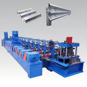 Highway Guardrail Roll Forming Machine Auto-Cutting & Feeding Easy Operation - Cangzhou Guangchi Machinery Co., Ltd. - China