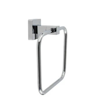 Bathroom Accessories Square Towel Ring with Screws Wall Mounted Towel Holder - XH Construct Co., Ltd - China