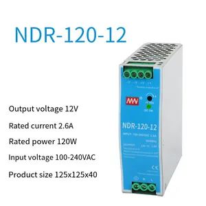 Switching Power Supply Ndr-120-12 MOQ 10PCS Origin China Output Power >500W Model NO. NDR-120-12 Modulation System PWM Certification CE, - ANSHAN XBHY TRADING CO., LTD. - China