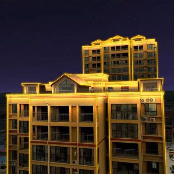 1m 0.5m 24V 12V Modern RGBW RGB IP65 Outdoor Wall Washer LED Exterior Architectural Building Lighting - Zhongshan green light Lighting Co., Ltd - China