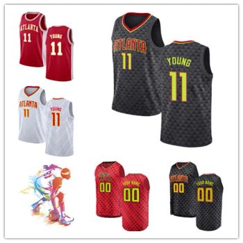 Men Women Youth Hawks Jerseys 11 Trae Young Basketball Jerseys - Putian Just Dun Trade Co., Ltd. - China