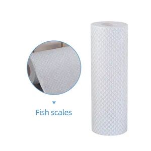 Disposable Cleaning Cloths for Kitchen Lint-Free Roll Wipes Sample Free Origin China MOQ 100rolls Usage Kitchen Trademark none - AnQing Jiaxin Medical Technology Co., Ltd. - China