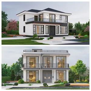 Metal Galvanized Steel Structure for Compact Villa Construction with High Quality Structure From China - Gaomi Wantai Steel Structure Engineering Co., Ltd. - China