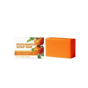 New Arrived Cheap Bathing and Washing Persimmon Soap Beauty Skin Exfoliating Whitening Body Bath Soap Bar - Guangzhou Kanglixin Medical Biotechnology Co, Ltd. - China