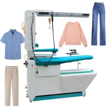 Automatic Shirt and Pant Clothes Bedsheet Press Industrial Ironing Table Machine Automatic - Henan Share M&E Equipment Co., Ltd - China
