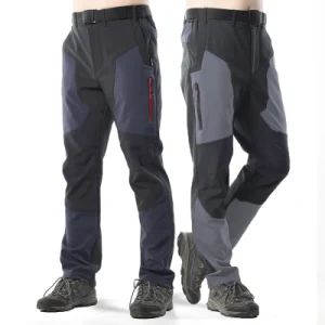 Wholesale Men Waterproof High Elastic Winter Pant Warm Running Hiking Pants - Xiamen Crownway Apparel Co., Ltd. - China