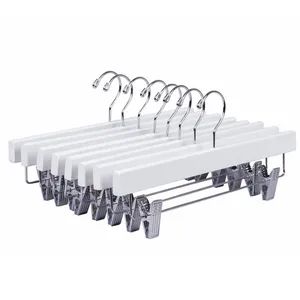 Flat Wooden Pant/Skirt Hangers OEM Yes MOQ 1000 Trademark FD Origin Jiangsu HS Code 44211000 Model NO. NF8115 Certification - Suzhou Fairy Daily Products Co., Ltd. - China