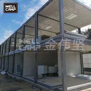 High Quality Modular Construction Site Prefabricated Shipping Mobile Flat Pack Container Hotel - Guangdong Wellcamp Steel Structure & Modular Housing Co., Ltd. - China