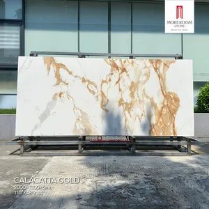 Large Porcelain Slab Calacatta Gold Marble for Kitchen Countertops and Wall Backgrounds - Foshan mono building material co.,ltd - China