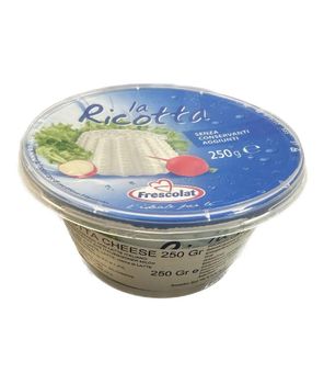Italy Professional Manufacturer Zarpellon Brand 05C250FR Ripened Ricotta 250 Gram Fresh Cheese - ZARPELLON - S.P.A. - Italy