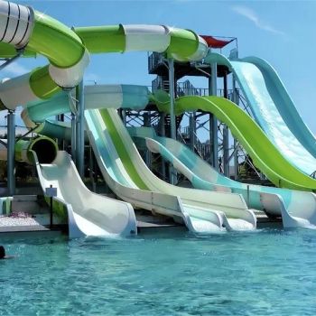 Outside Water Amusement Parks Play Sets Ride Fiberglass Slide for Kids - Guangdong Dapeng Amusement Technology Co., Ltd. - China