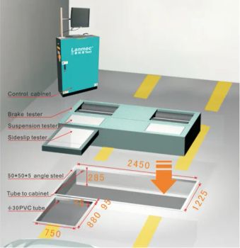 Dynamometer Retarder Chassis Dyno for Sale Auto Test Bench Chassis Dynamometer - Jiangsu Lanmec Technology Co., Ltd. - China