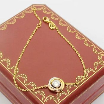 Wholesale 1: 1 Brand Fashion Gold Plated Minimalist Diamond Clavicle Necklaces Fashion Jewelry for Women - Shenzhen Xiangfu Technology Co., Ltd. - China
