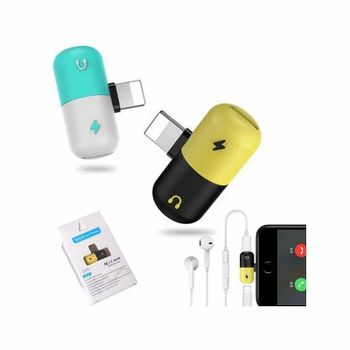 Ios Mobile Iphone 2 In 1 Splitter, For Spliter Brand NON Pin Type IOS Material GOOD Color Black, MIX Design Type 2 In 1 Accessory Type - Anjani Overseas - India