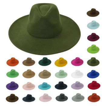 Western American Cattleman Men Cowboy Hats Women Wide Brim Fleece Felt Fedora Hat Panama Hats - Yiwu Reputable Trade Co., Ltd. - China