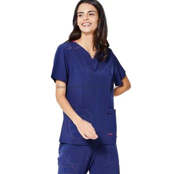 Woven Cotton/Polyester/ Spandex Fabric for Scrubs Logo OEM Trademark BL Size 180/100B Gender Unisex Accessories Label Packing - Xinxiang Brilliance Textiles Co., Ltd. - China