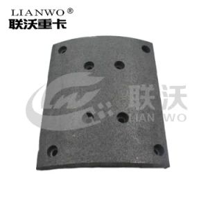 Shacman Heavy Truck Parts Rear Brake Lining Dz9112340062 for Delong F3000 Truck - Shandong Lianwo Heavy Truck Components Co., Ltd. - China