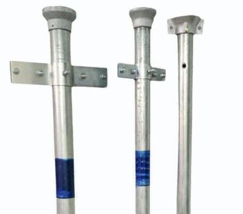 Gi Earthing Pipe With Funnel Shape Round Length 3 Meter Thickness 3 mm Finishing Brass Material Galvanized Iron Brand Gujarat Techno - Gujarat Techno Projects - India