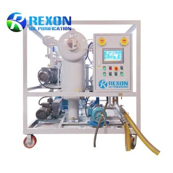 High Vacuum Transformer Oil Cleaning Machine Dielectric Oil Purifier with 1um Filter - Chongqing Rexon Oil Purification Co., Ltd. - China