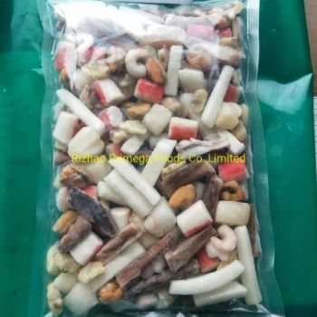 Frozen Seafood Mix Quality Squid, Octopus, Shrimp, Mussel Meat and Other Seafood Mixture - Rizhao Primega Foods Co.,Limited - China